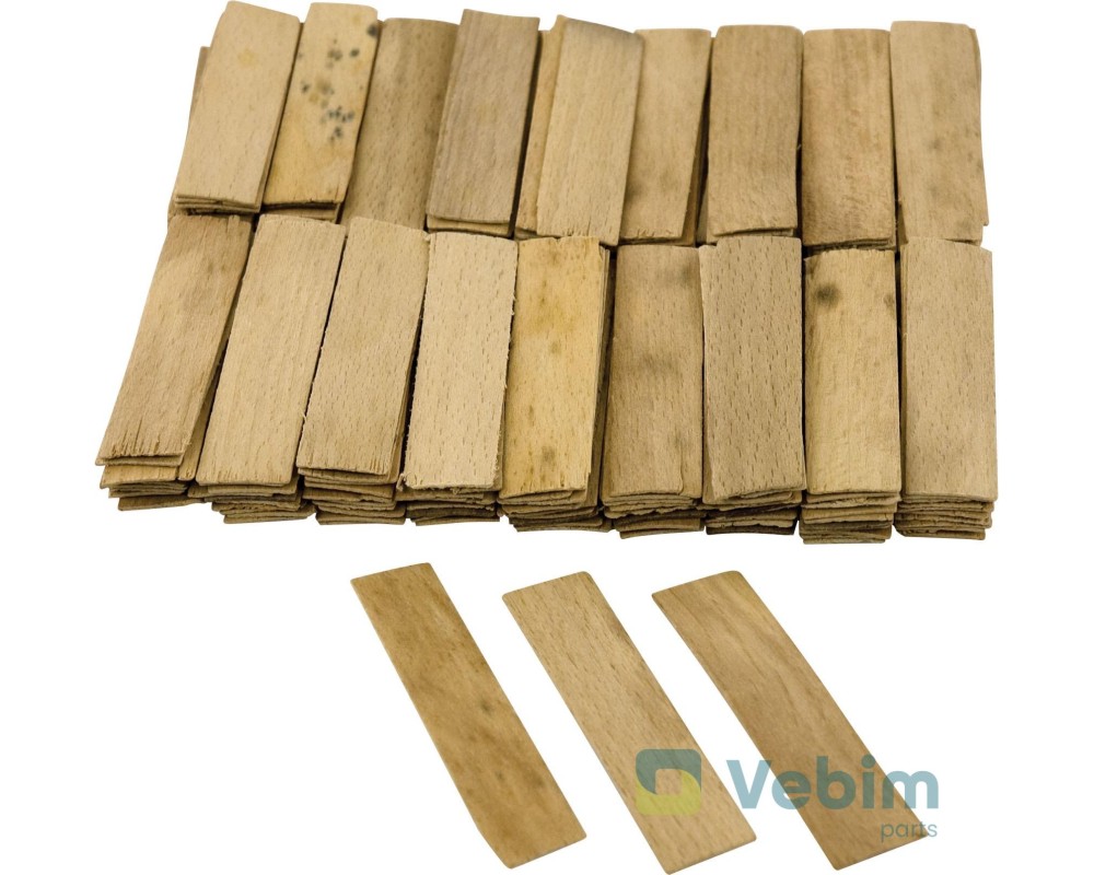 Entretoises bois - 1000 pcs - Naturelles (1 mm) - 1