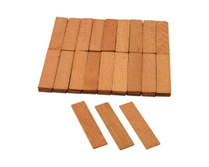 Afstandshouders hout - 1000 st/pc - Rood (2 mm) - 1
