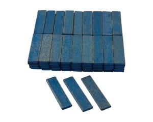 Cales en bois - 1000 st/pc - Bleu (5 mm) - 1