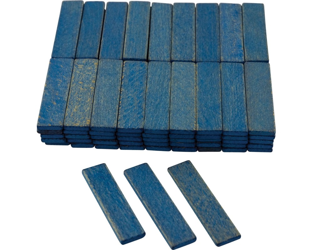 Afstandshouders hout - 1000 st/pc - Blauw (5 mm) - 1