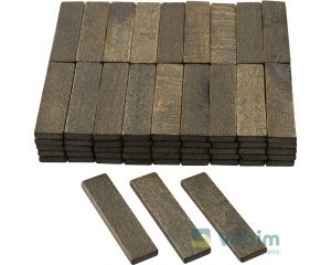 Spacers wood - 1000 pcs/pc - Black (6 mm) - 1