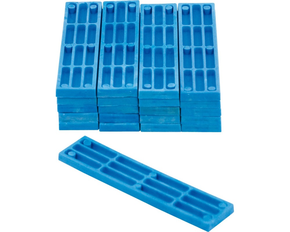 Afstandshouders PVC - 1000 st/pc - Blauw (5 mm) - - Catalogus