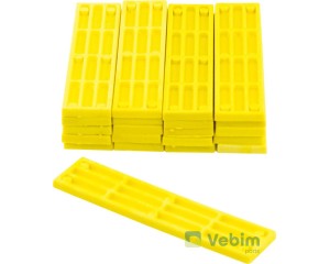 Spacers PVC - 1000 pcs/pc - Yellow (4 mm) - 1