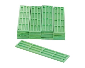 Cales en PVC - 1000 st/pc - Vert (3 mm) - 1