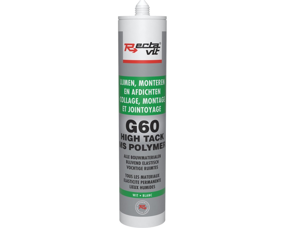 G60 High Tack - 290 ml - Wit - - Catalogus