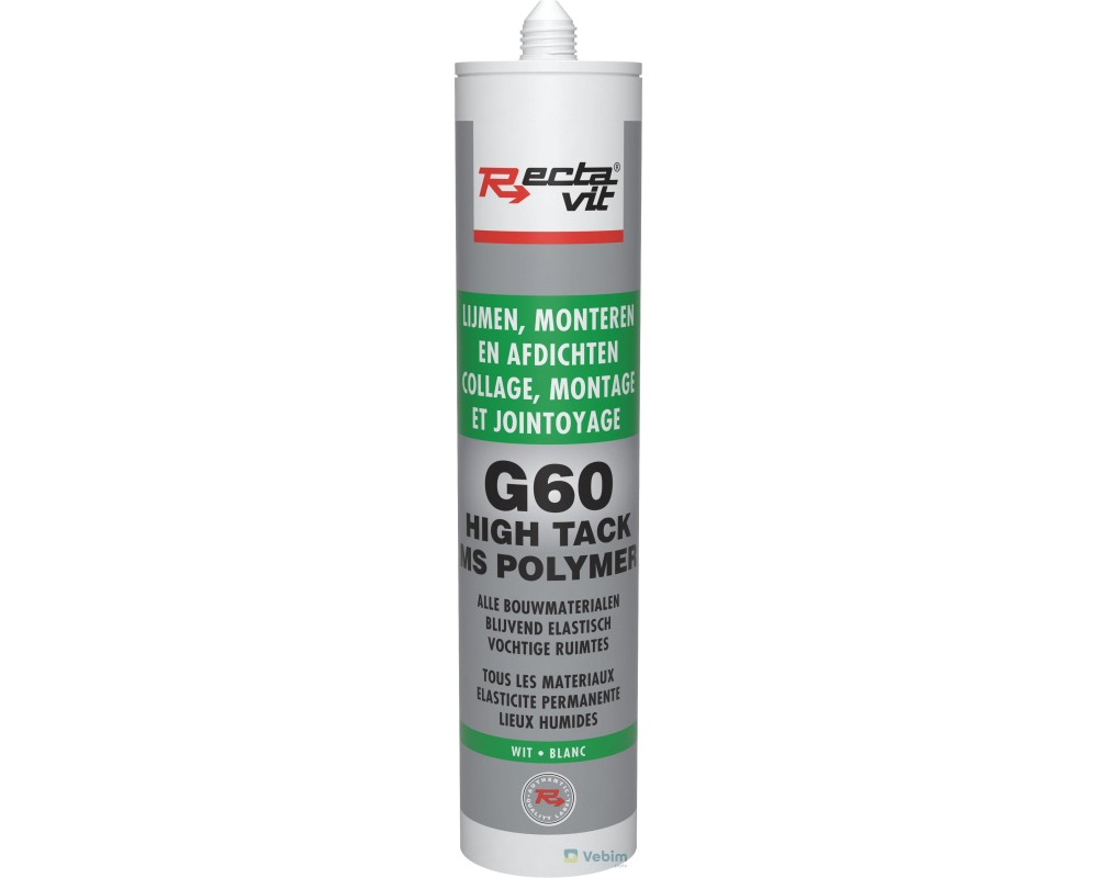 G60 High Tack - 290 ml - Black - Assembly adhesives