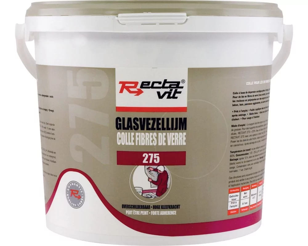 275 Glasfaserkleber - 10 kg - Transparent - Dekorativer Kleber