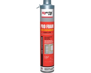 Pro Foam Low Exp. Click&Fix - 800 ml - Champagne - 1