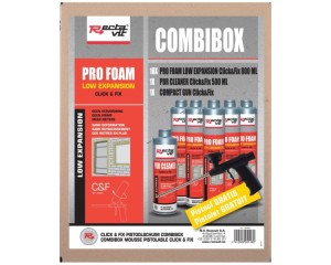 Pro Foam Low Exp. Click&Fix- Combibox - Champagne - - Catalogus