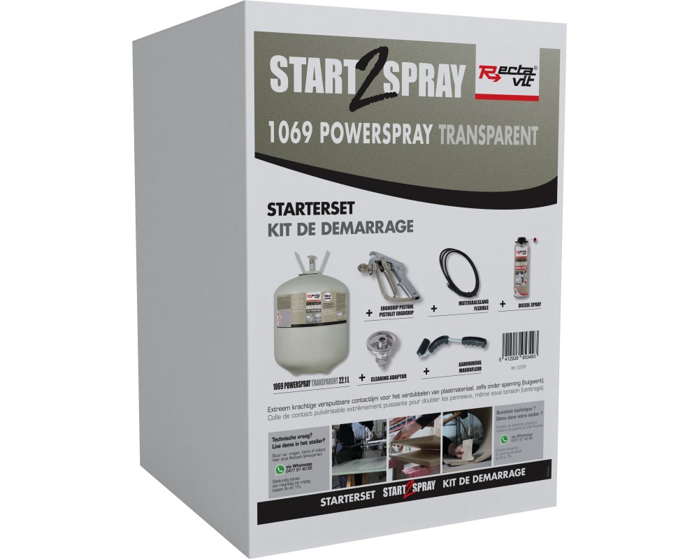 1069 PowerSpray - Start 2 Spray - Transparant - - Catalogus