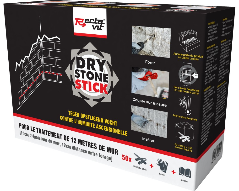 DryStone Stick Combibox - Set - Transparant - 1