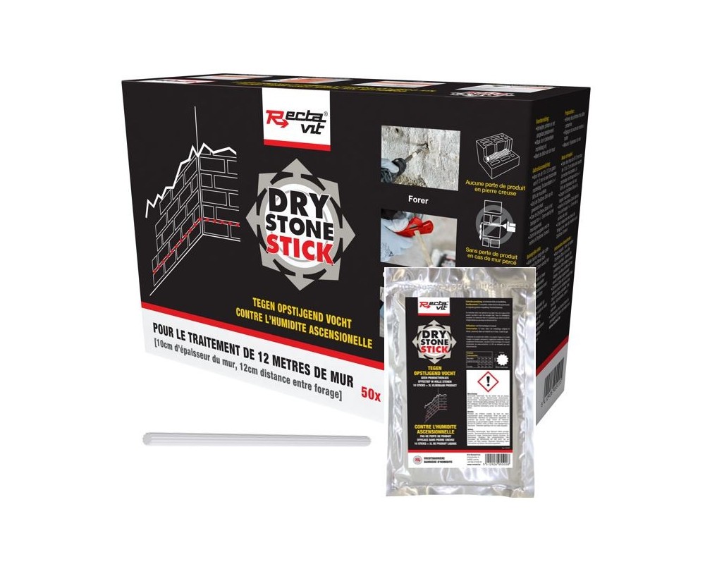 DryStone Stick Combibox - Set - Transparant - 6