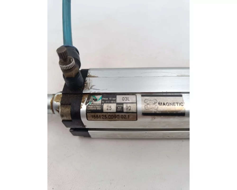 PNEUMAX Pneumatik-Profilzylinder 25x90mm 1581.25.0090.02.1 - Ersatzteile