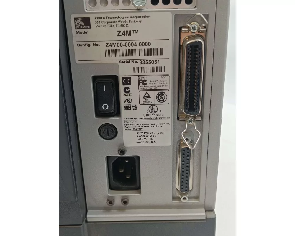 ZEBRA-Industrie-Thermoetikettendrucker Z4M00-0004-0000 - Ersatzteile