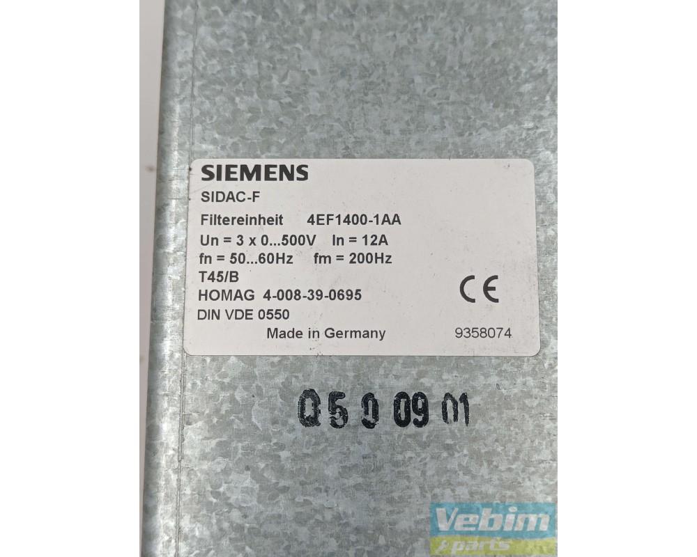 SIEMENS SIDAC-F filter unit 4EF1400-1AA - 3