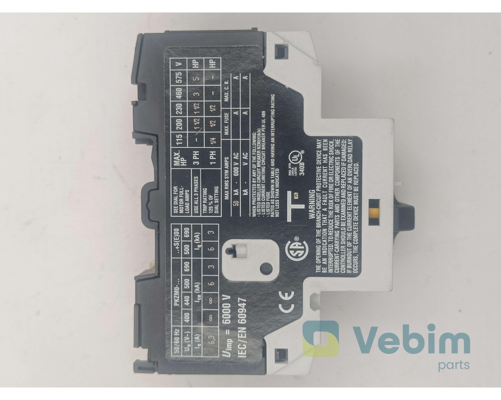 Eaton PKZM0-6.3 Motor protection switch - Parts