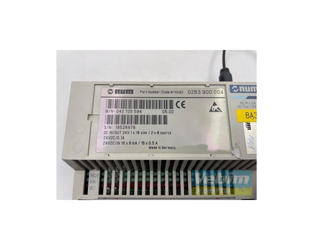 NUM 0263 900 004 DC In/Out 24V In/Out Modul - 2