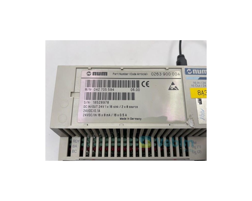 NUM 0263 900 004 DC In/out 24V in/out module - 2