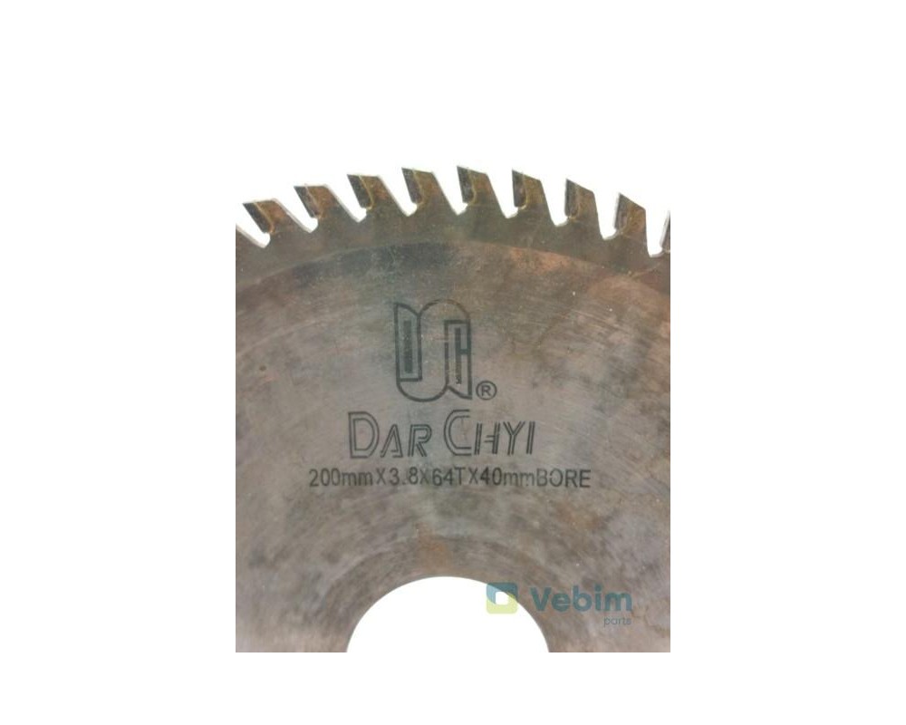 DAR CHYI circular saw blade 200x3.8x64Tx40 - 1