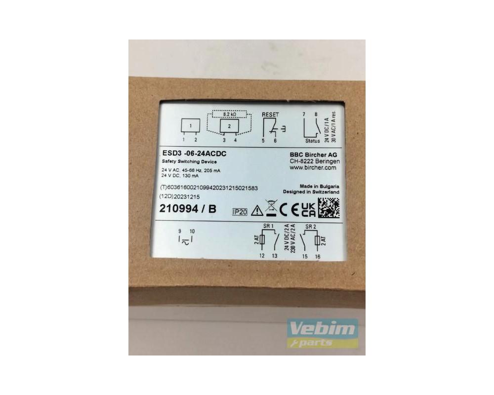 Bircher safety switching device ESD3-06-24VACDC - 2