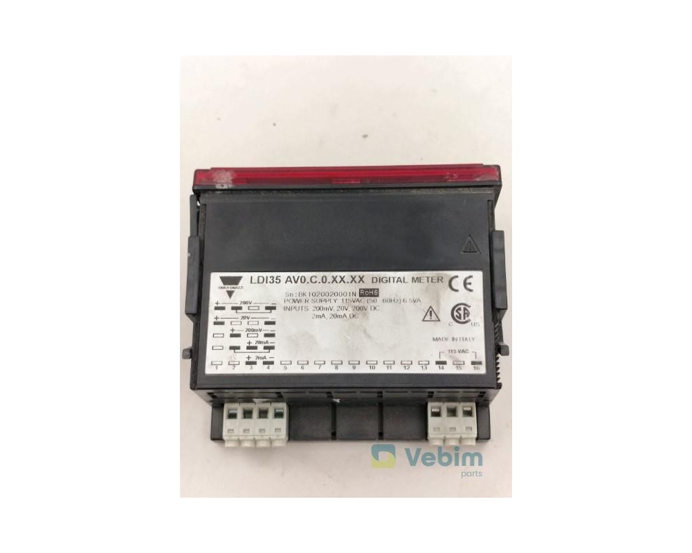 Carlo Gavazzu LDI35 AV0.C.0.XX.XX Digital panel meters DC current and voltage meter/controller - 2