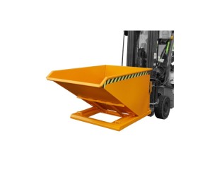 NK 75 Tilting container 750 liters low construction with scissors tipping mechanism - 1