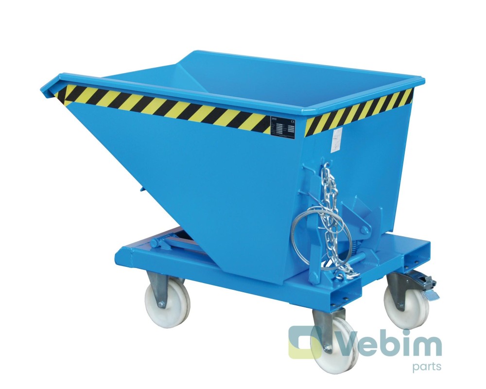 NK 30 Kiepcontainer 300 liter lage bouwvorm met schaar kiepmechanismetype - - Kiepcontainers