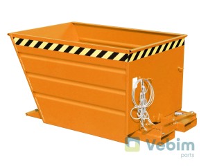 VG 900 Kiepcontainer 900 liter met innovatieve hendel-sluiting - - Kiepcontainers