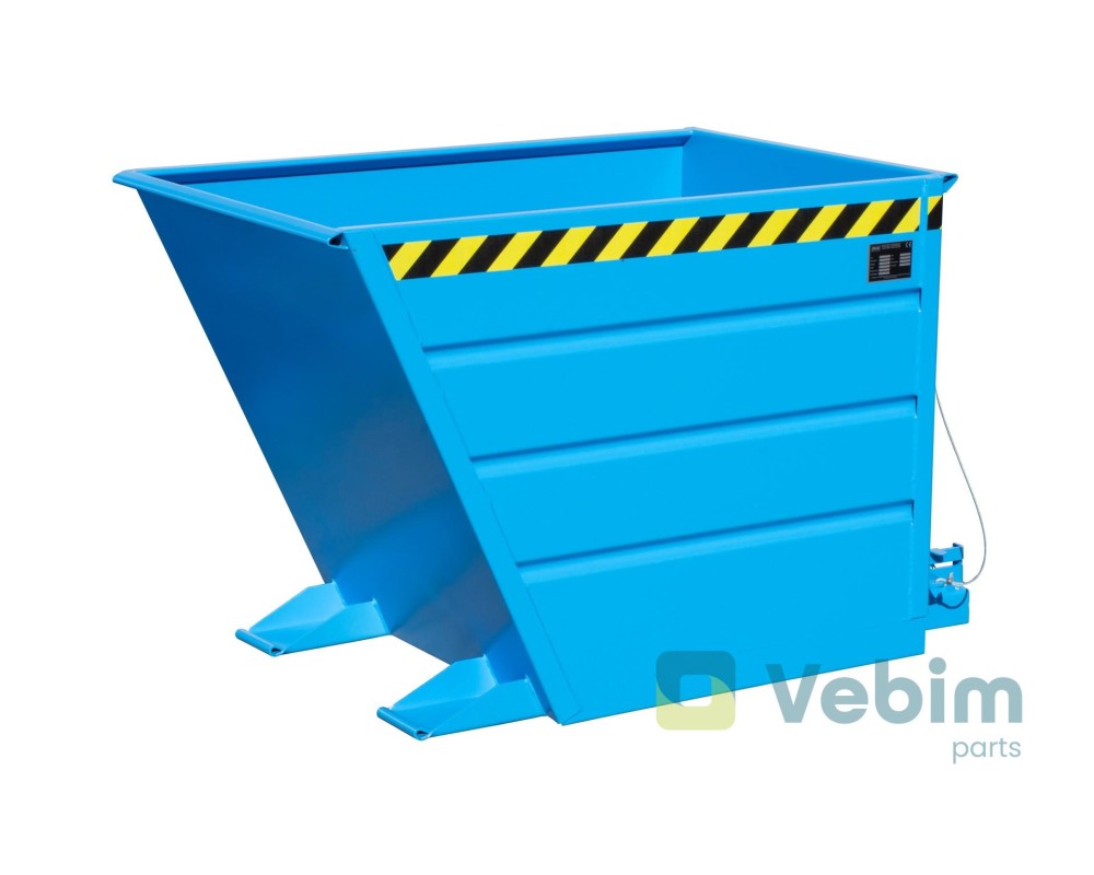 VG 700 Kiepcontainer 700 liter met innovatieve hendel-sluiting - - Kiepcontainers