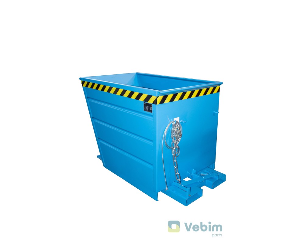 VG 700 Kiepcontainer 700 liter met innovatieve hendel-sluiting - - Kiepcontainers