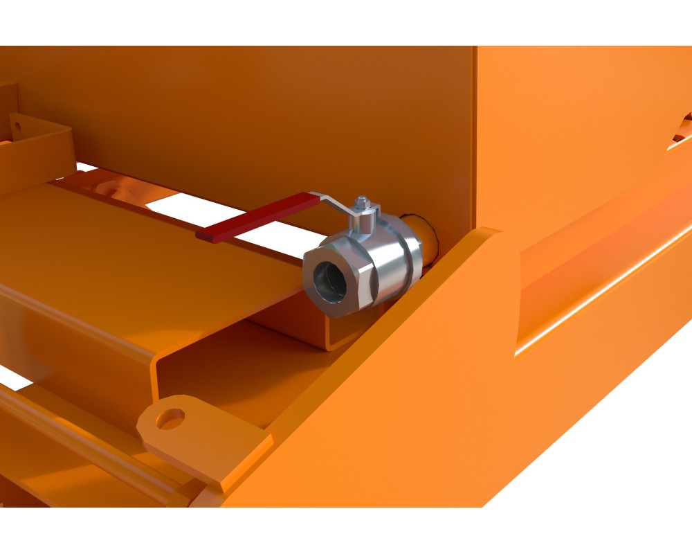 S4A 1200 Conteneur à copeaux automatique 1200 litres avec système de roulement - 5