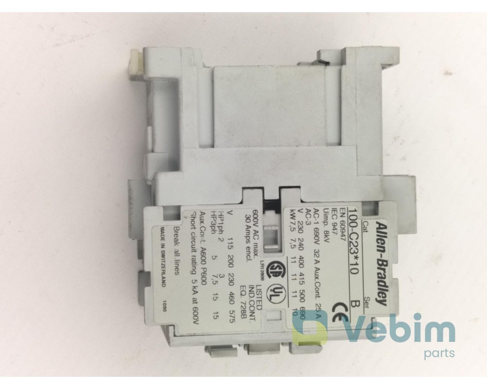 Allen-Bradley magneetschakelaar 100-C23*/10 series B - - Catalogus