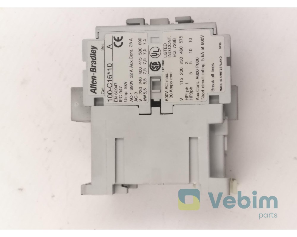 Allen-Bradley contactor 100-C16*/10 series B - 1