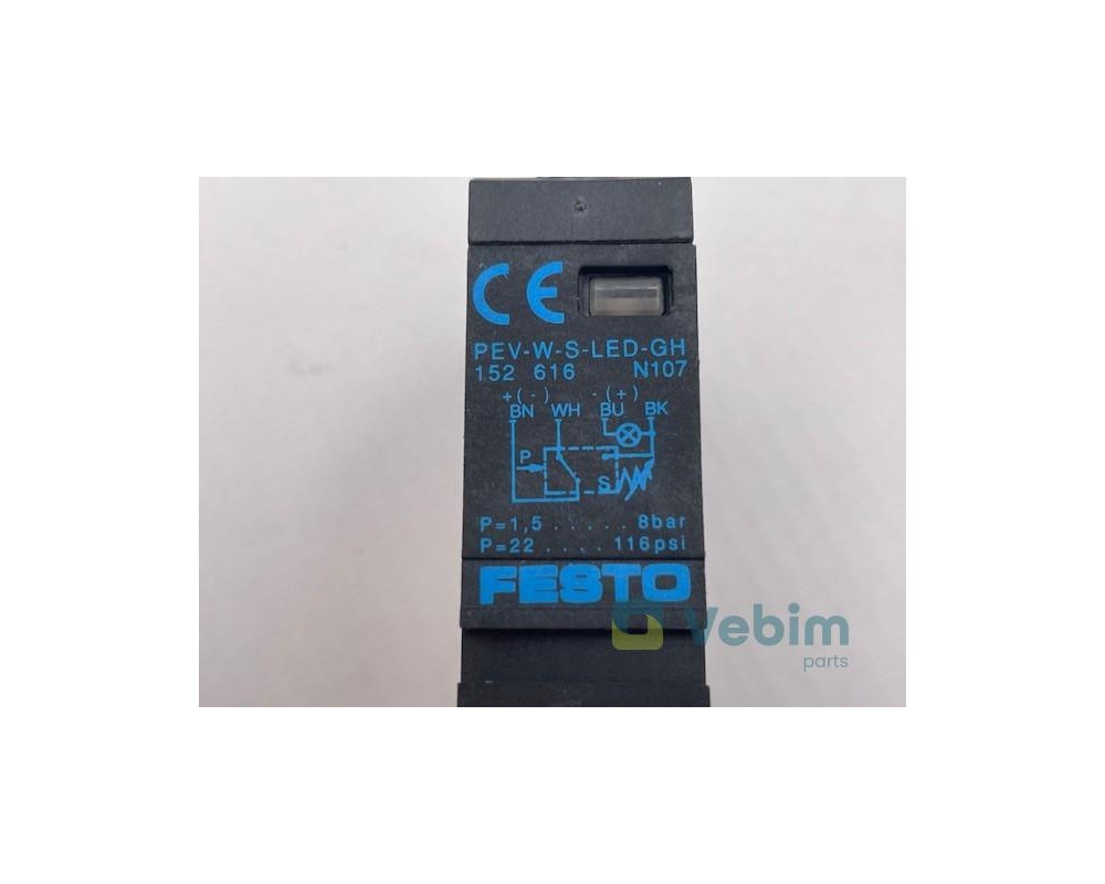 Festo Pressure Switch PEV-W-S-LED-GH - - Nieuw