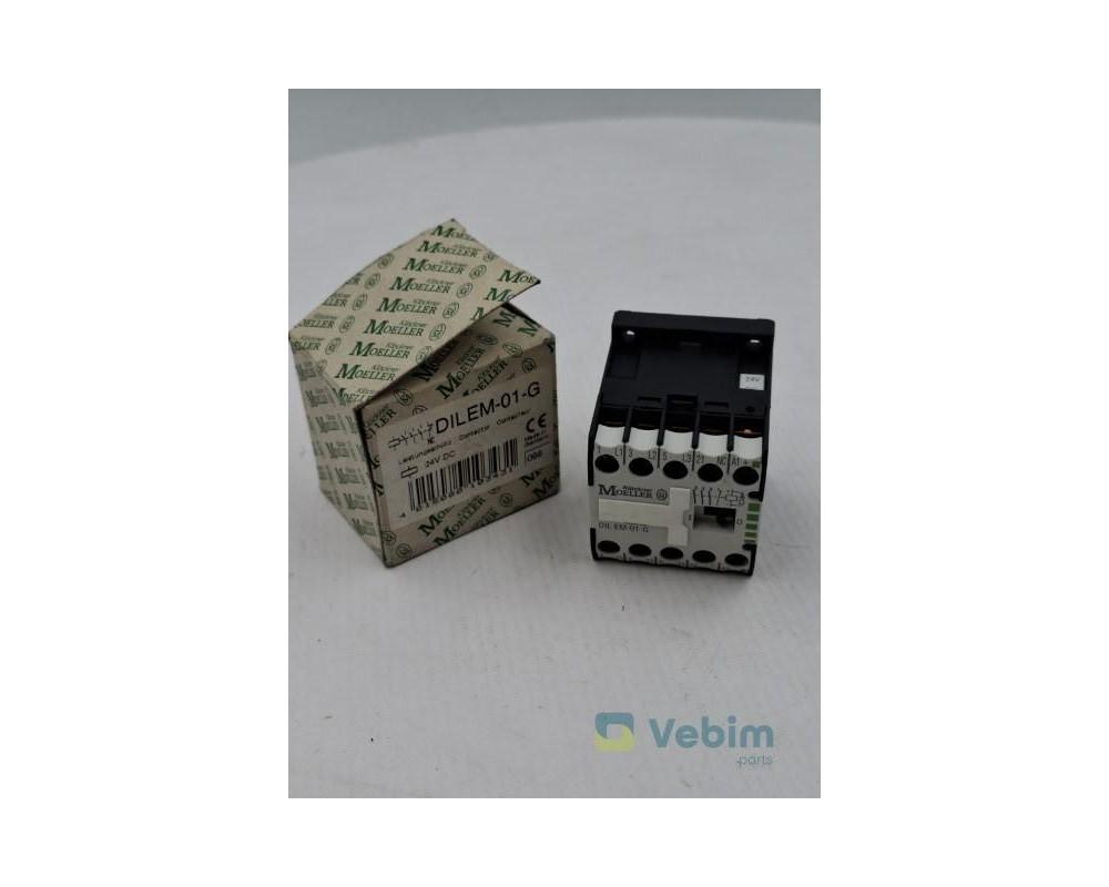 Eaton Moeller DILEM-01-G(24VDC) Contactor 3x NO 4 kW 24 V/DC 9 A - 1