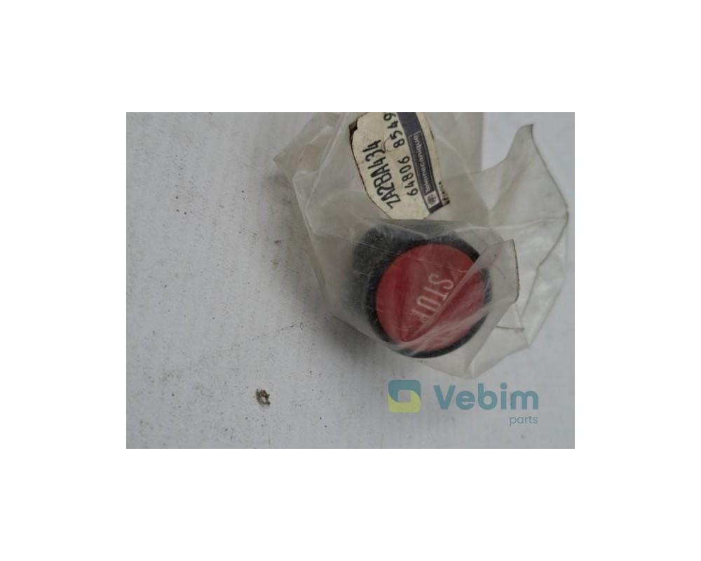 Bouton poussoir rouge STOP ZA2BA434 - 2