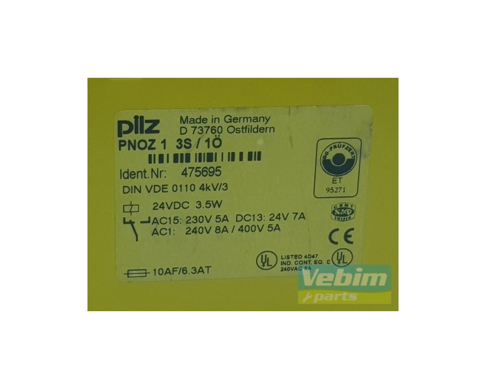 Relais de sécurité PILZ pnoz1 - 4