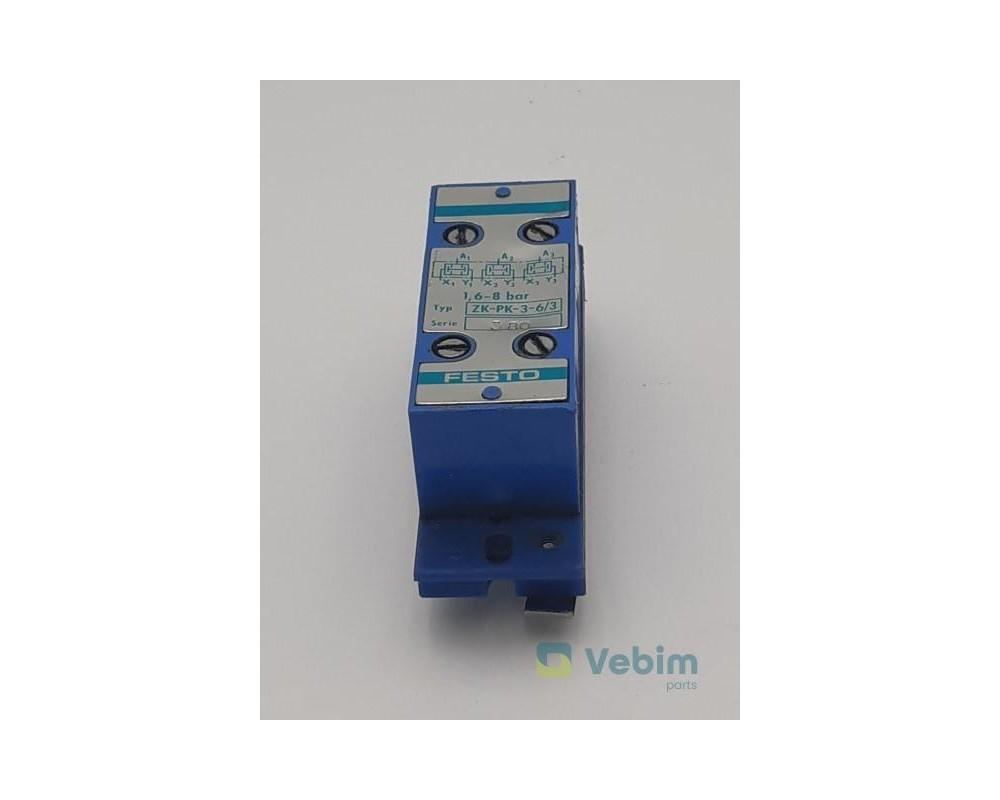 Festo ZK-PK-3-6/3 EN-Block 4204 1,6 bis 8 bar Ventil - Ersatzteile