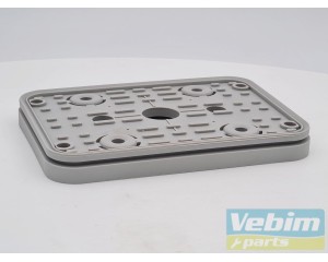 Rubber plate for vacuum block HOMAG WEEKE 160 X 115 X 17 mm - 1