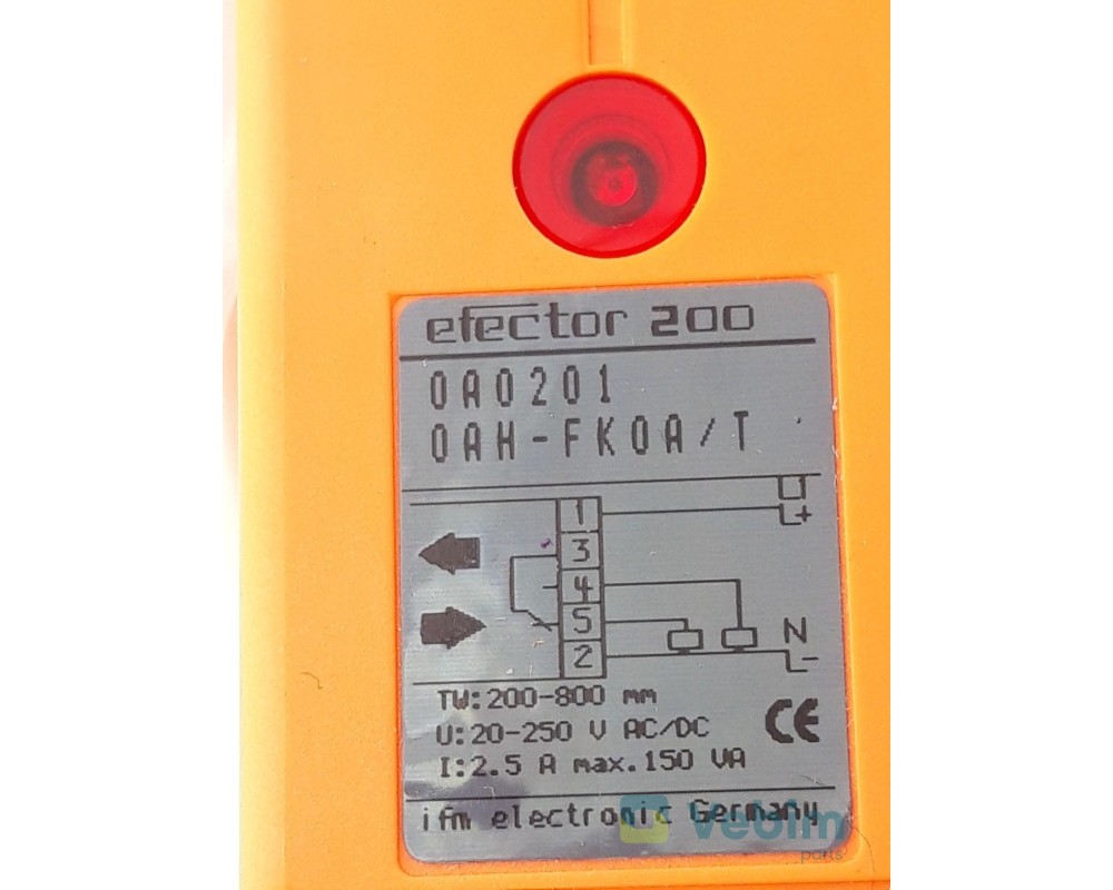 IFM Efector Diffuse reflection sensor with background suppression OA0201 - Parts