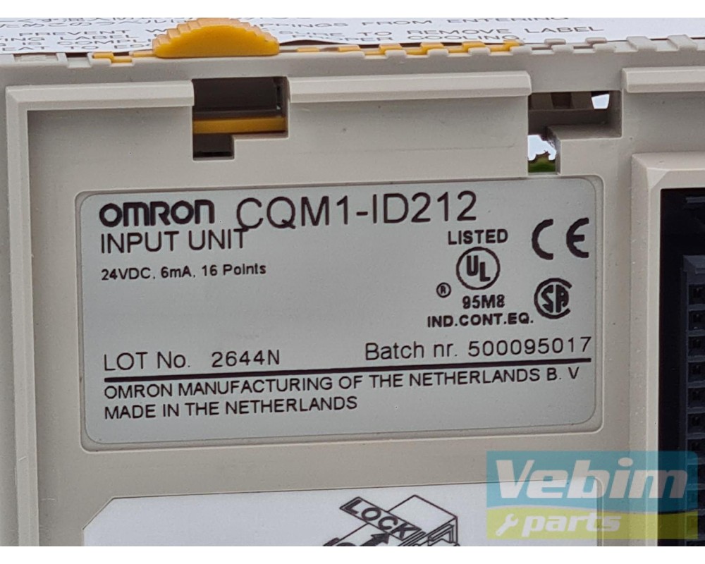 OMRON PLC ingangsmodule CQM1-ID212 - - Onderdelen