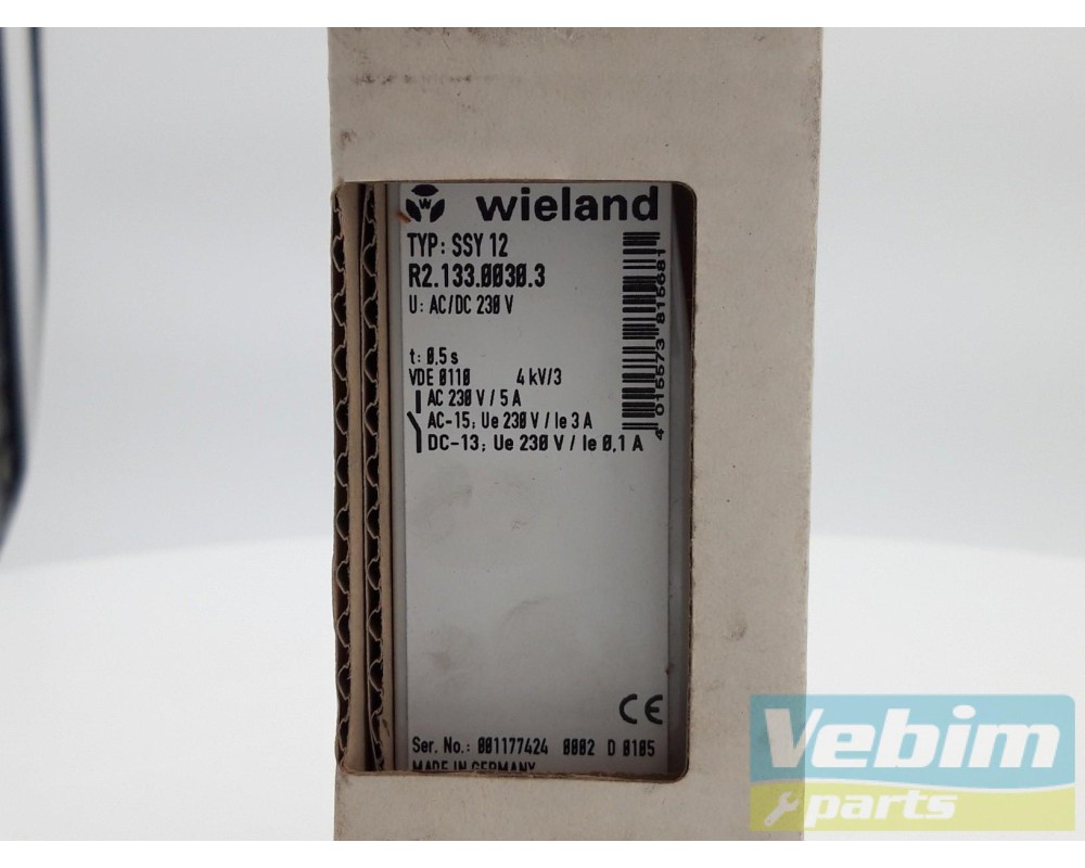 Interval relais Wieland SSY 12 - - Onderdelen