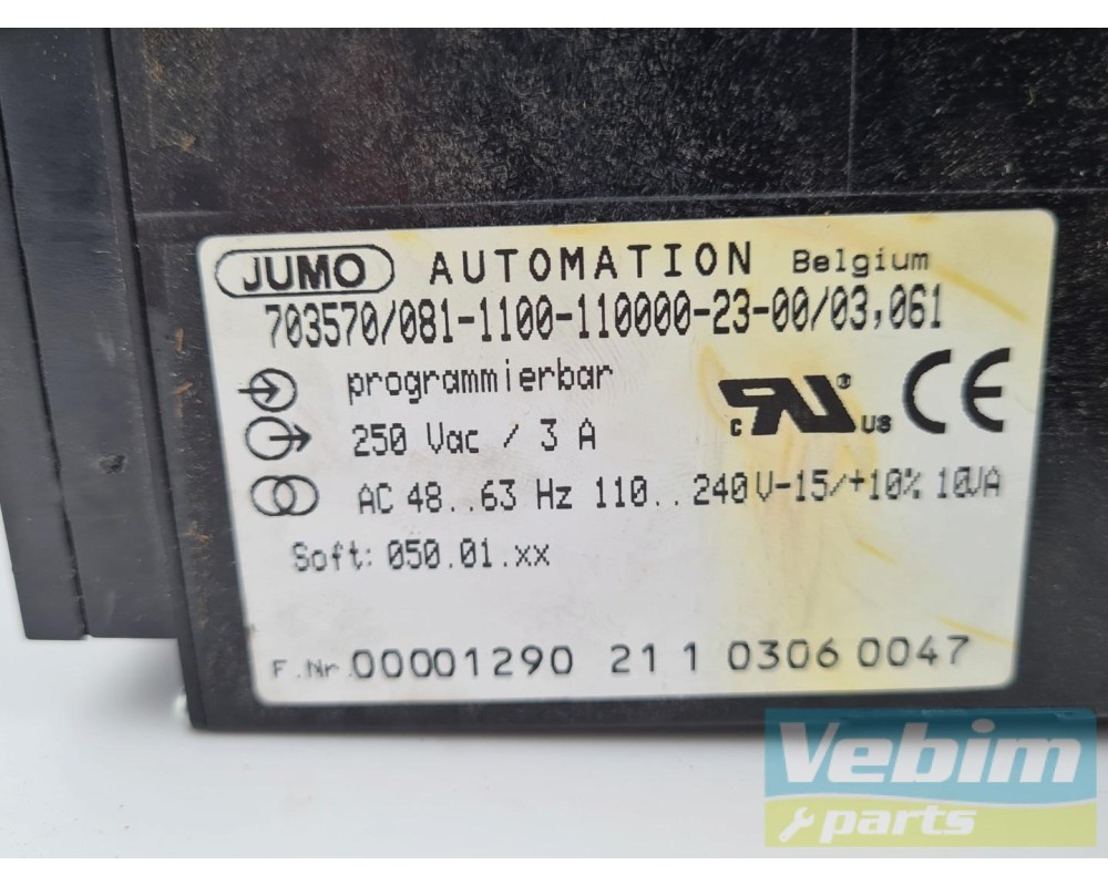 Universal programmable process controller JUMO DICON 500 - 5
