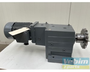 Gear motor with reduction AC 2,200 KW 400 V - 1