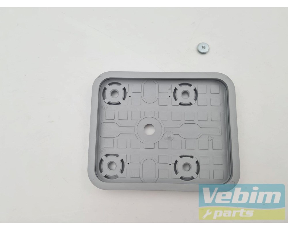 Rubber plate for bottom side vacuum block HOMAG WEEKE 115X140X7 - 2