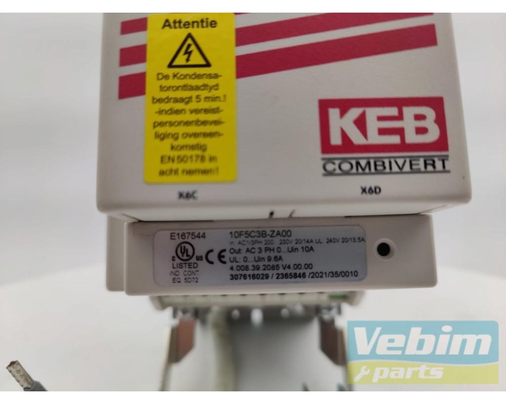 KEB F5 frequentiesturing 4 kVA - - Onderdelen