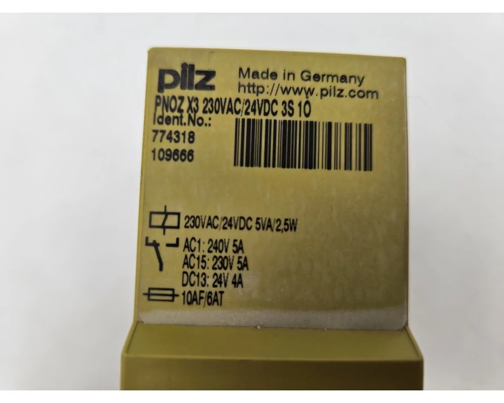 Sicherheitsrelais PILZ PNOZ X3 - Ersatzteile