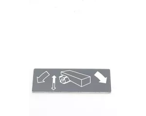 Little insert board undersp. upside down, size. 52x18mm WNW109613/10023959 - Parts