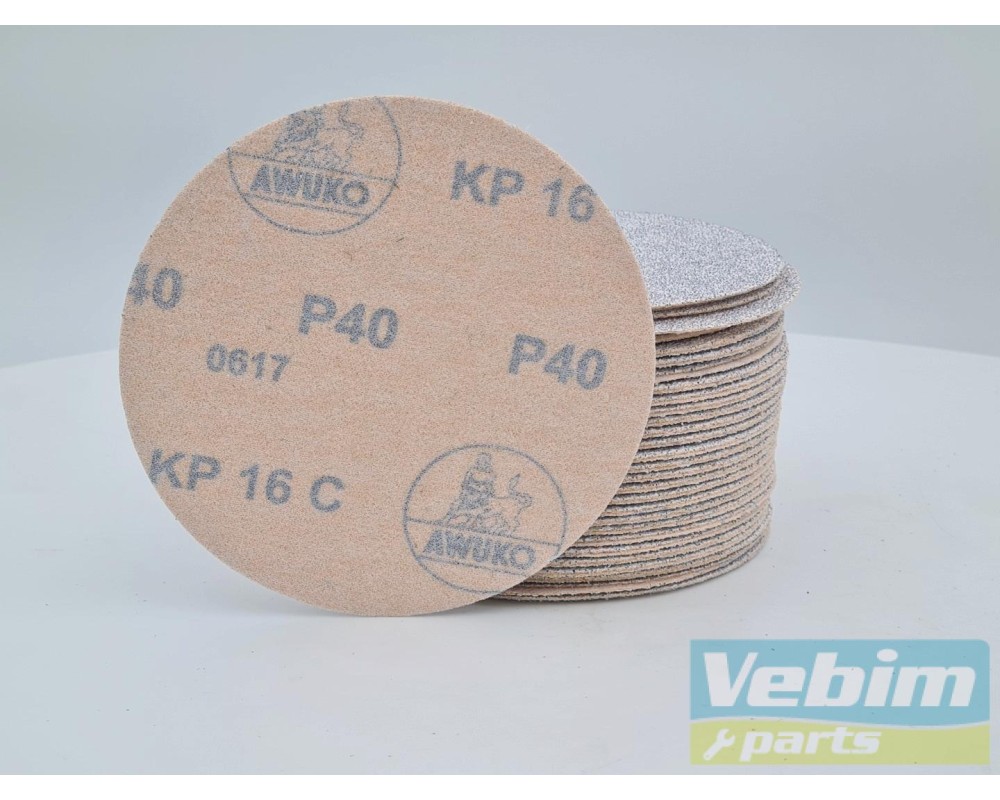 Sanding discs 125 mm - for orbital sanders - 50 pcs. - 2