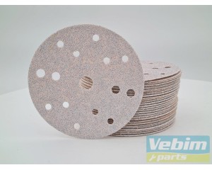 Sanding discs 150 mm 15 holes - for orbital sanders - 50 pcs. - 1